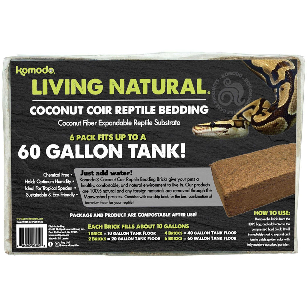 Natural Coconut Coir Reptile Bedding Brick R387212