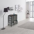 Gray 7 Drawer Fabric Dresser Z729896