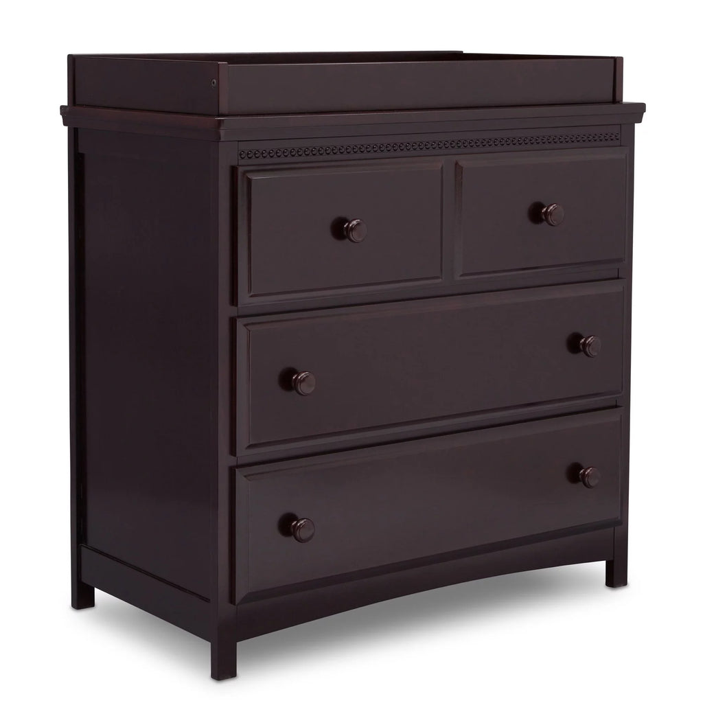 3 Drawer Dresser with Changing Top, Grey C3374