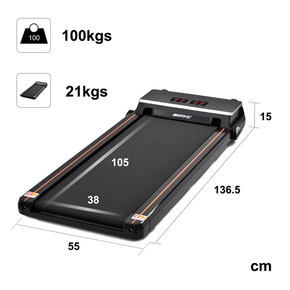 2.5HP Slim Under Desk Electric Treadmill N1976