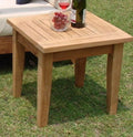 Grade-A Teak Wood 26" Square Side Table W808392