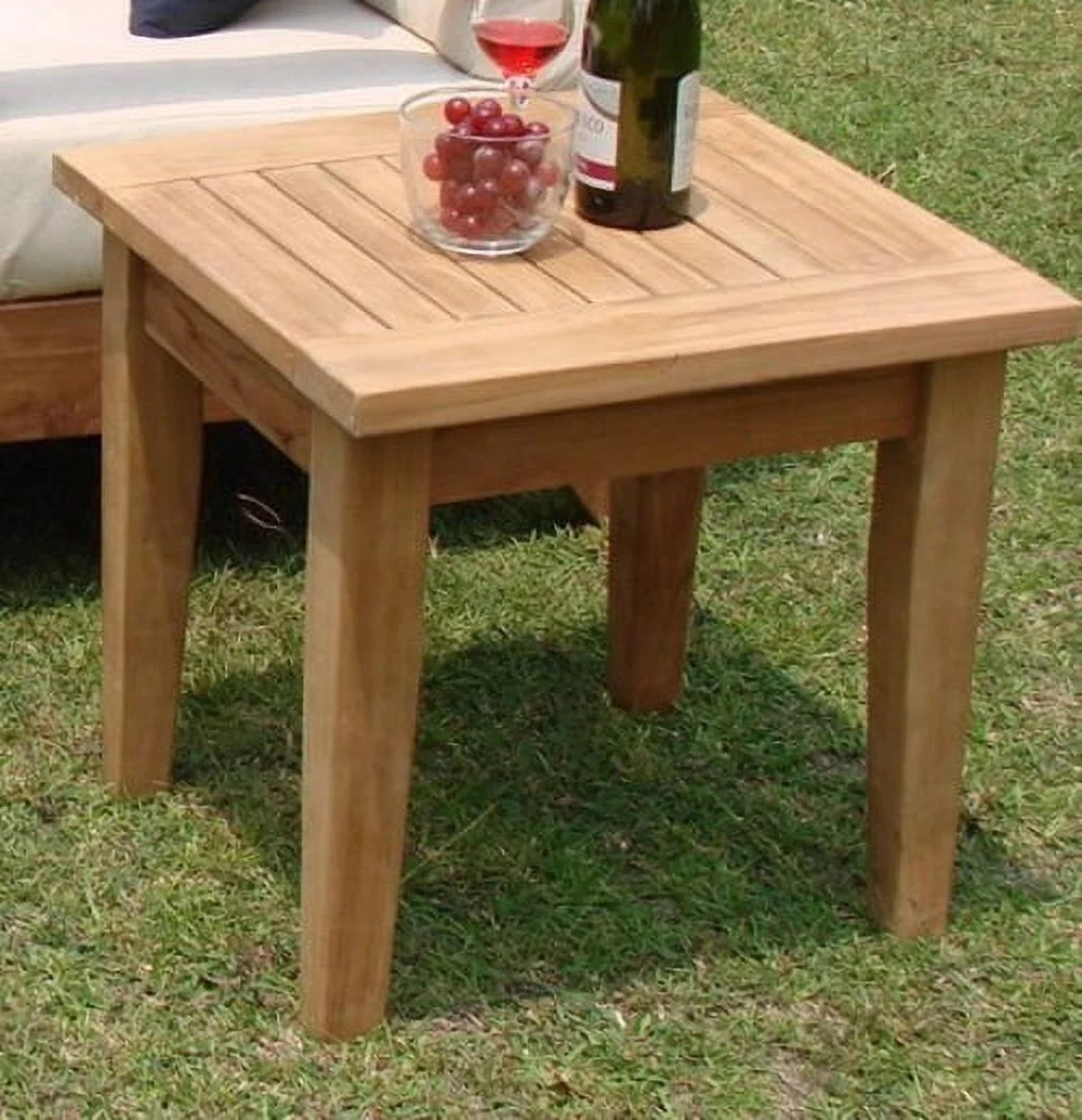 Grade-A Teak Wood 26" Square Side Table W808392
