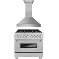 36 in. Dual Fuel Range & Range Hood Appliance Package U29415