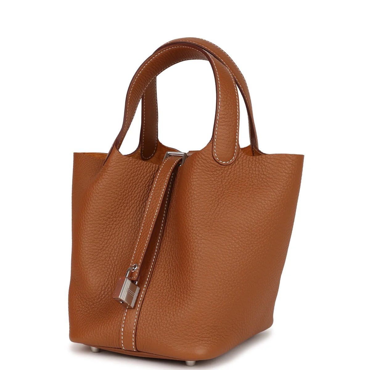 Gold Clemence Leather Handbag O846403