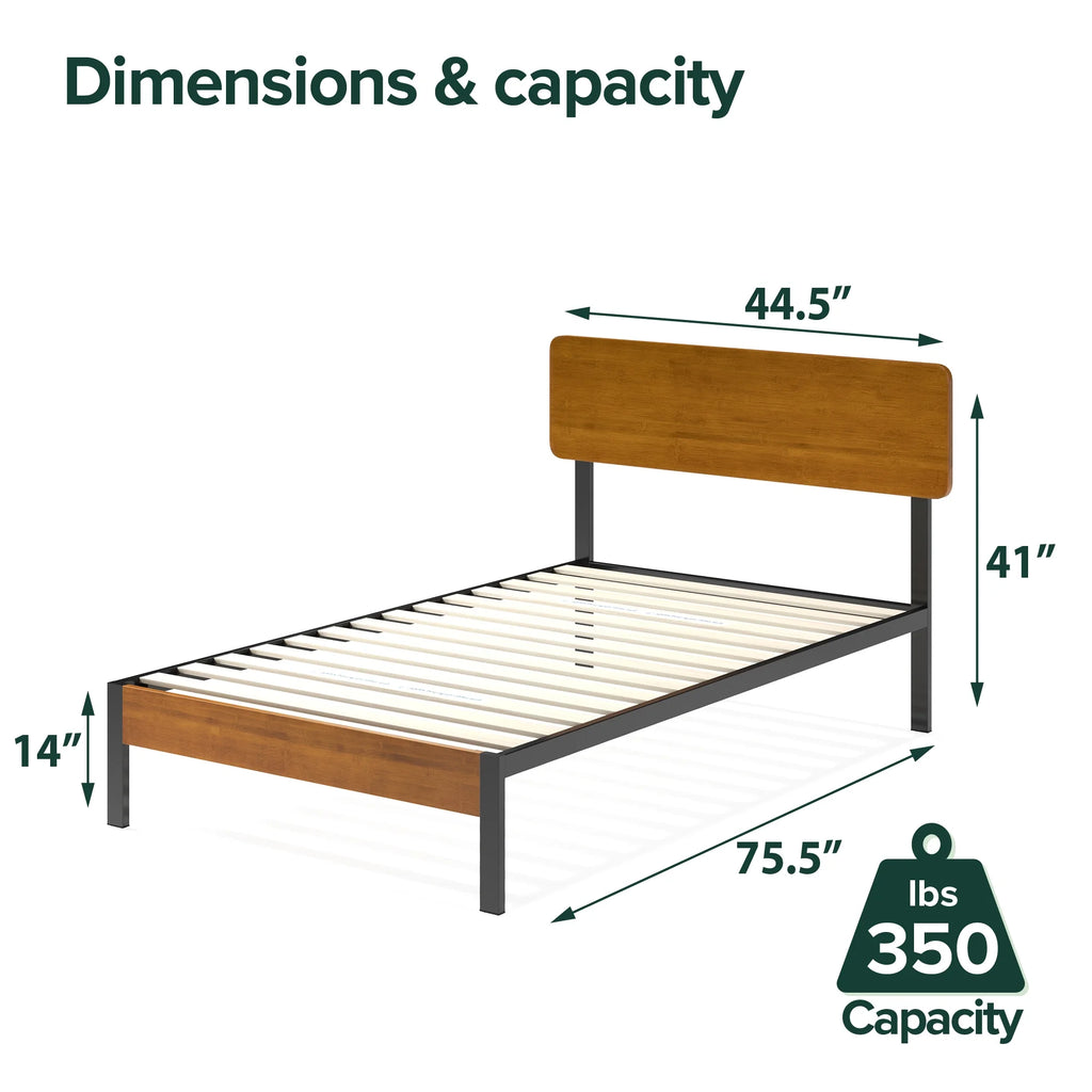 Twin Metal Platform Bed Frame C107