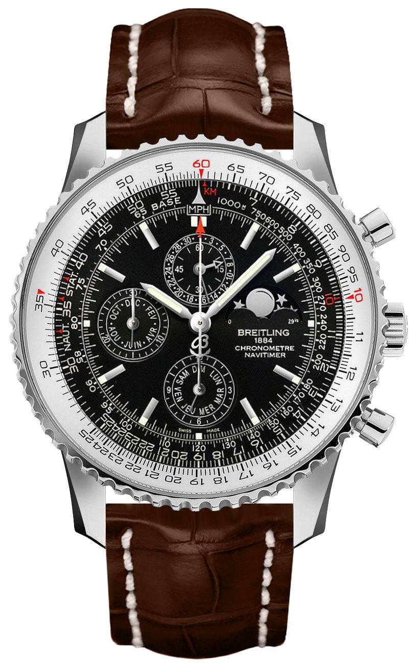 Brown Strap 46mm Watch U372