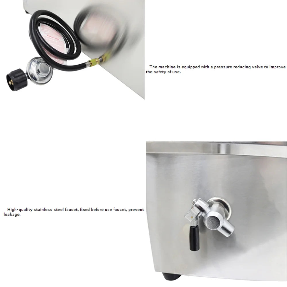 Propane Gas 5 Pan Stainless Steel Food Warmer G92187
