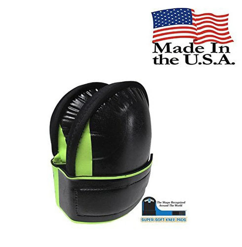 Large Hi-Viz Fluorescent Green Knee Pads M516372