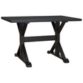 30 x 48 Trestle Table Antique Black Z81013