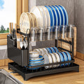 2-Tier Dish Drying Rack with Drainboard A682540