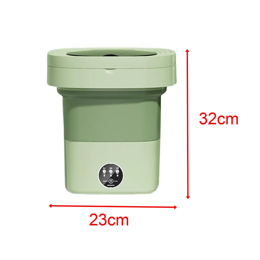 Portable Folding Washing Machine 8L Green S426