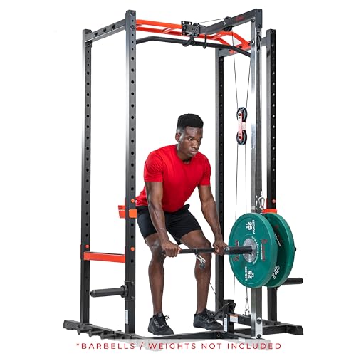 Strength Rack Power Cage with 1000 LB Weight Capacity Y8919