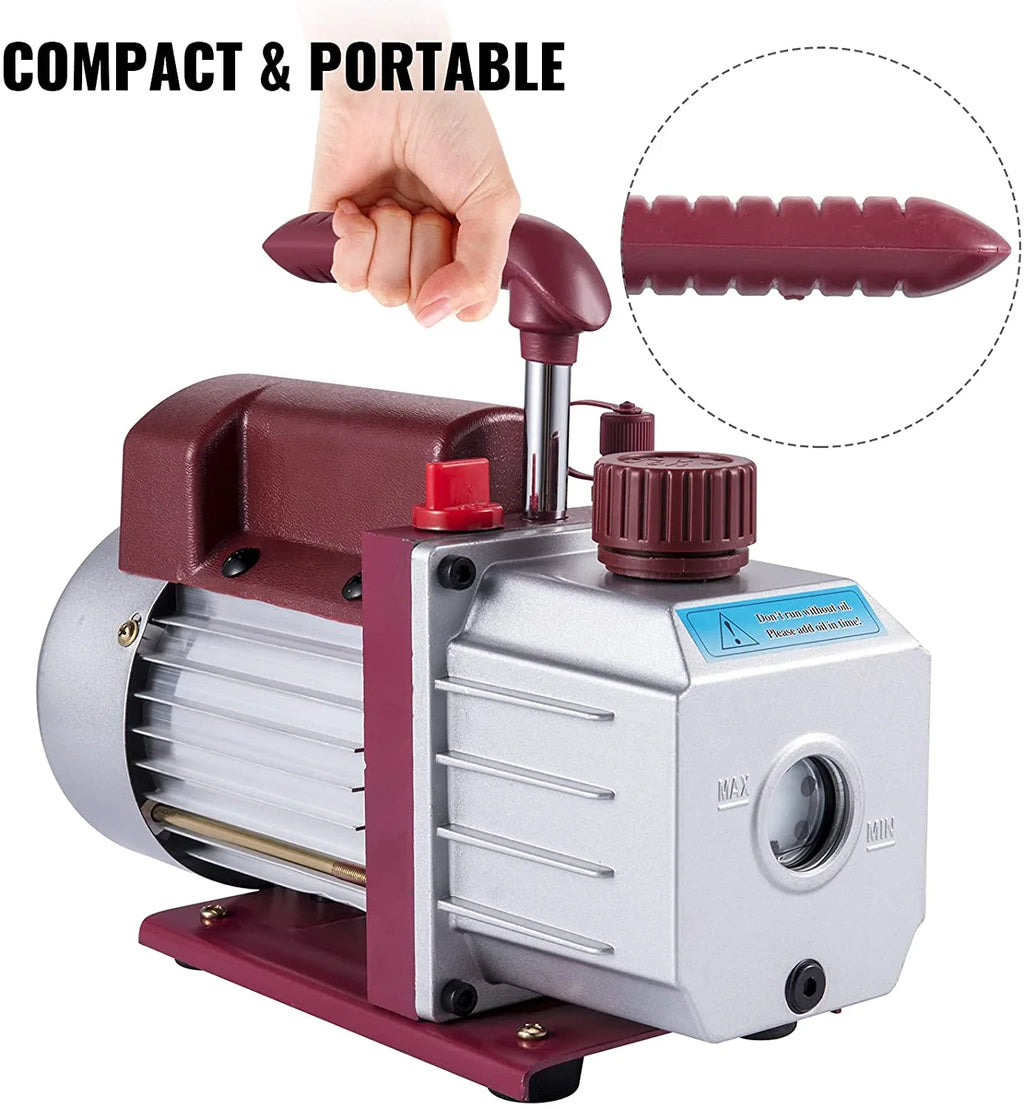 4.5CFM Single-Stage Rotary Vane Vacuum Pump N296252