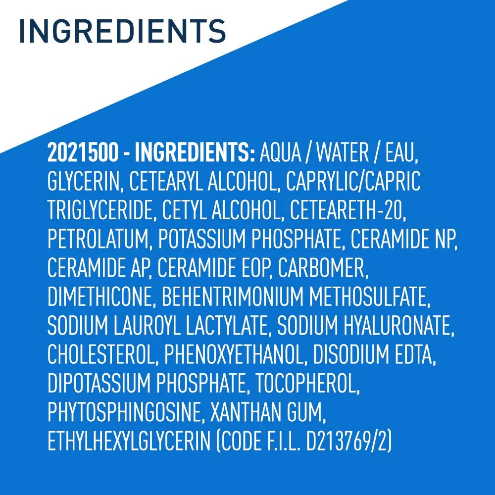 Moisturizing Cream with Hyaluronic Acid and Ceramides 19 Ounce Z691479