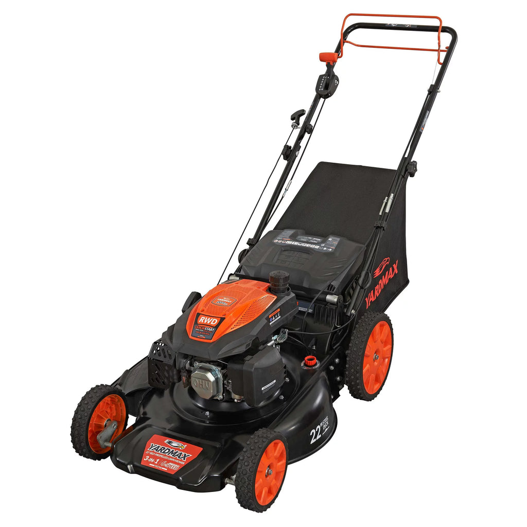 22 in. 201cc 6 Speed 3-in-1 Gas Self Propelled Lawn Mower N5097