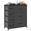 Grey 7 Drawer Storage Dresser J3143
