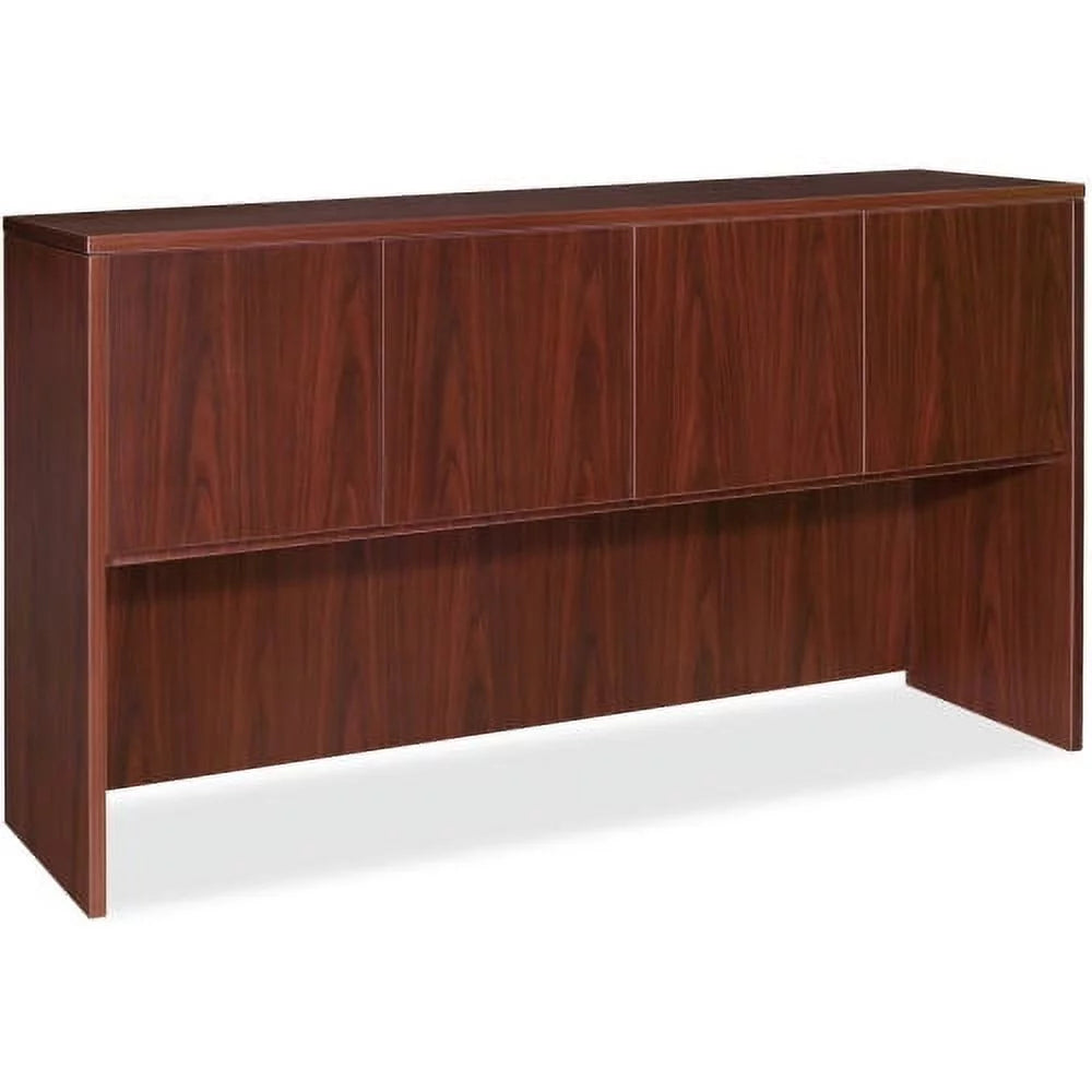 Laminate Mahogany Hutch with Doors Q1327