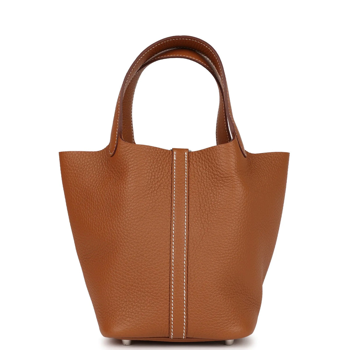 Gold Clemence Leather Handbag O846403