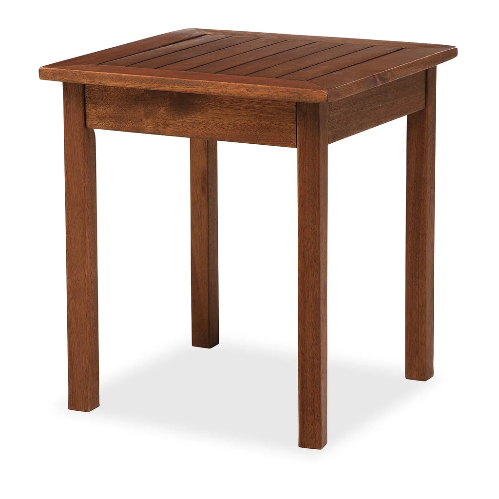 Eucalyptus Wood Side Table C1856