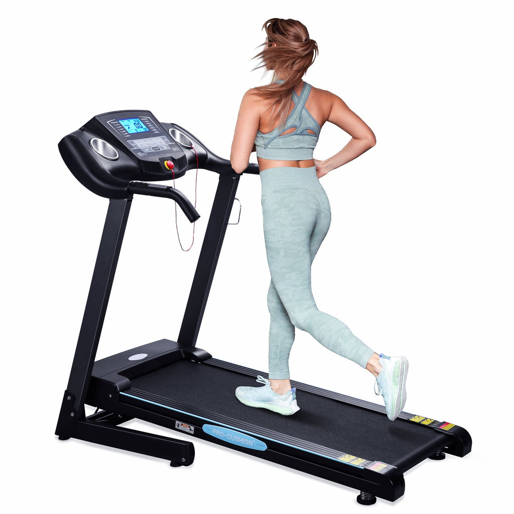 Folding Treadmill with 12% Auto Incline, 2.5 HP Motor L6192