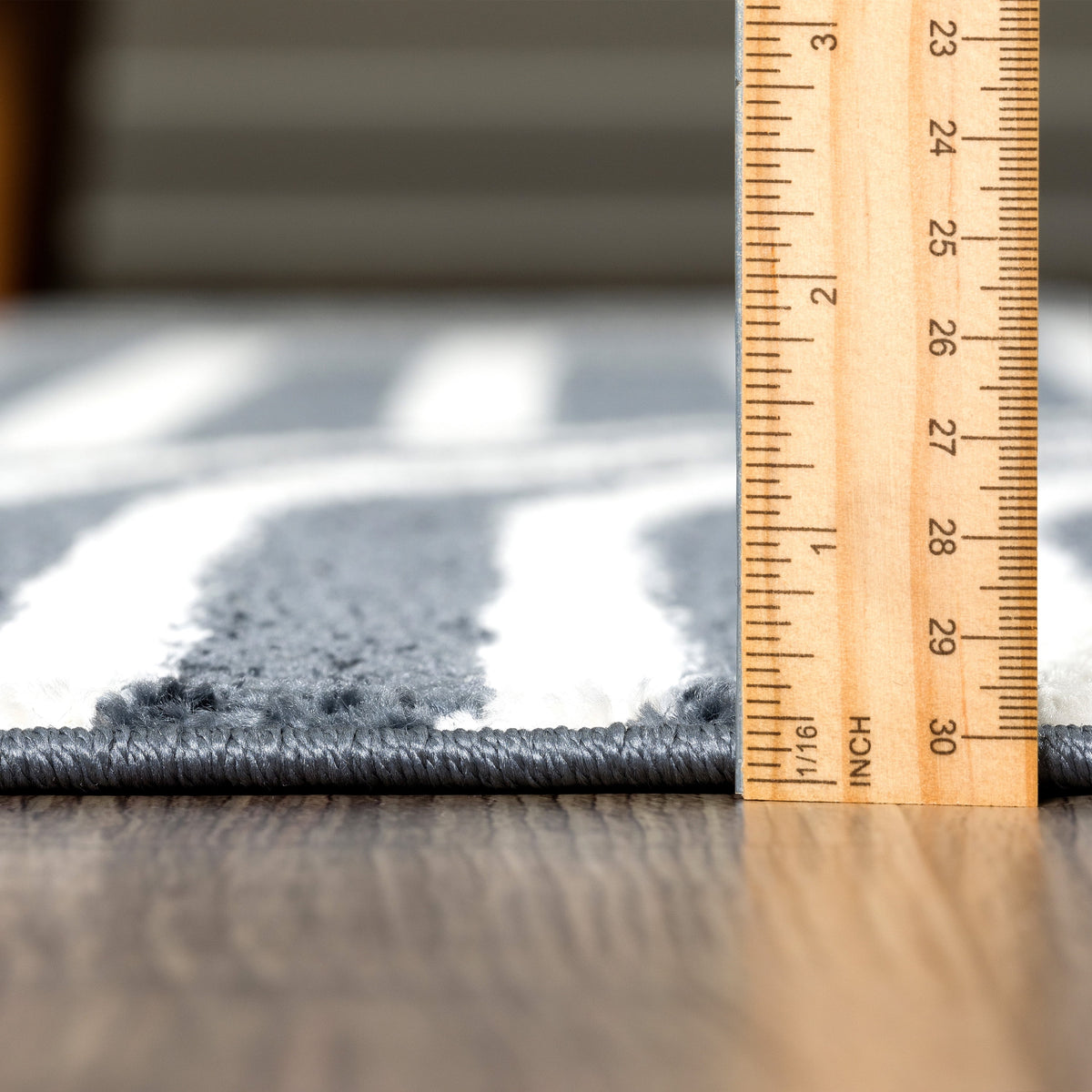 8 x 10 Cream Charcoal Area Rug Q963