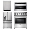 30 Electric Range, Microwave, Refrigerator with Water and Ice Dispenser, Dishwasher W9897