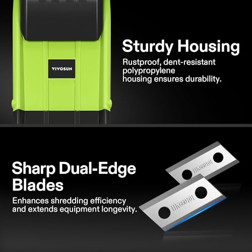 15-Amp Electric Wood Chipper Shredder with 50L Collection Bag H424