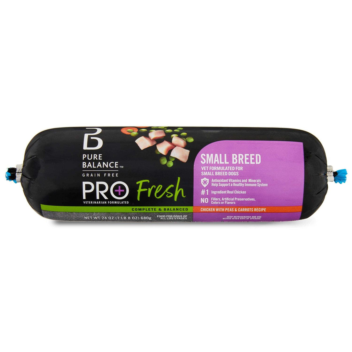 Chicken with Peas & Carrots Small Breed Dog Food G486