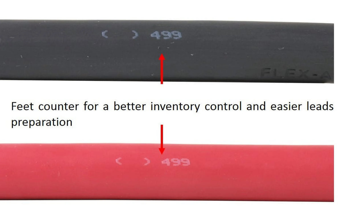 Black & Red 600 V Welding Battery Cable V960