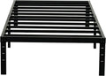 Twin XL Size 14 Inch Metal Platform Bed Frame with Steel Slats A180039