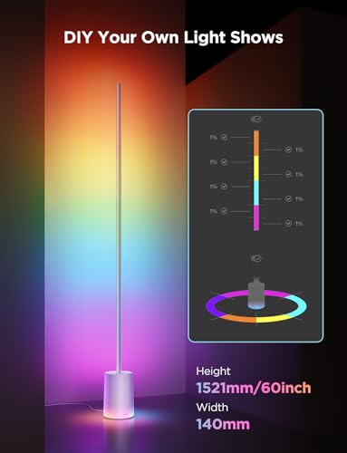 Smart RGBIC LED Floor Lamp C18416