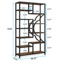 11-Shelves Tall Bookshelf 2PCS C2564