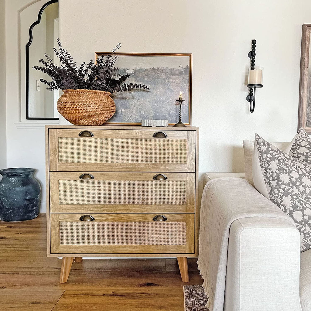 Rattan Cabinet Chest of Drawers Z863
