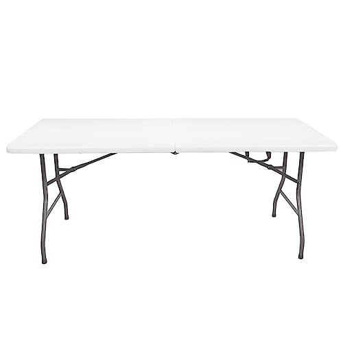 6ft Heavy Duty Folding Table with Carrying Handle T4533