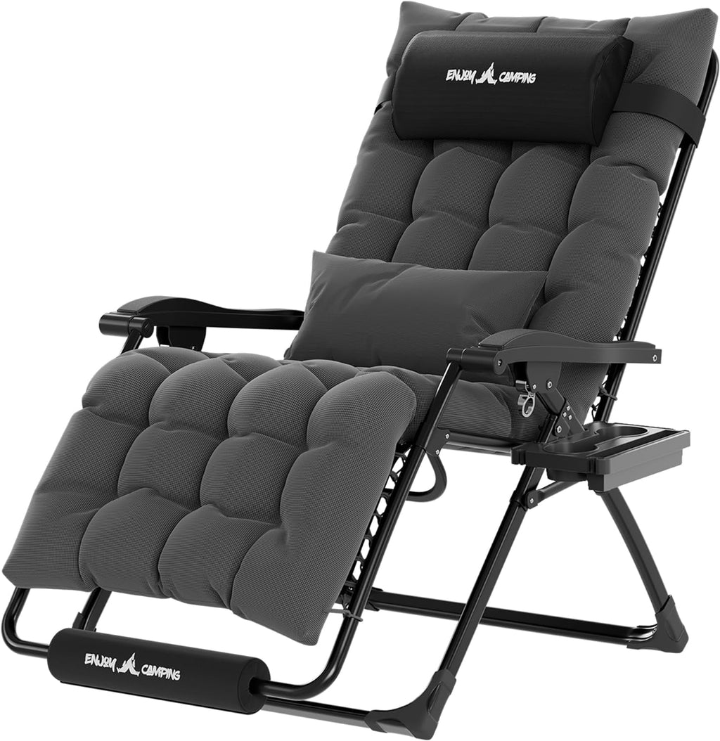 Oversized Zero Gravity Chair Set of 1 Black C603816