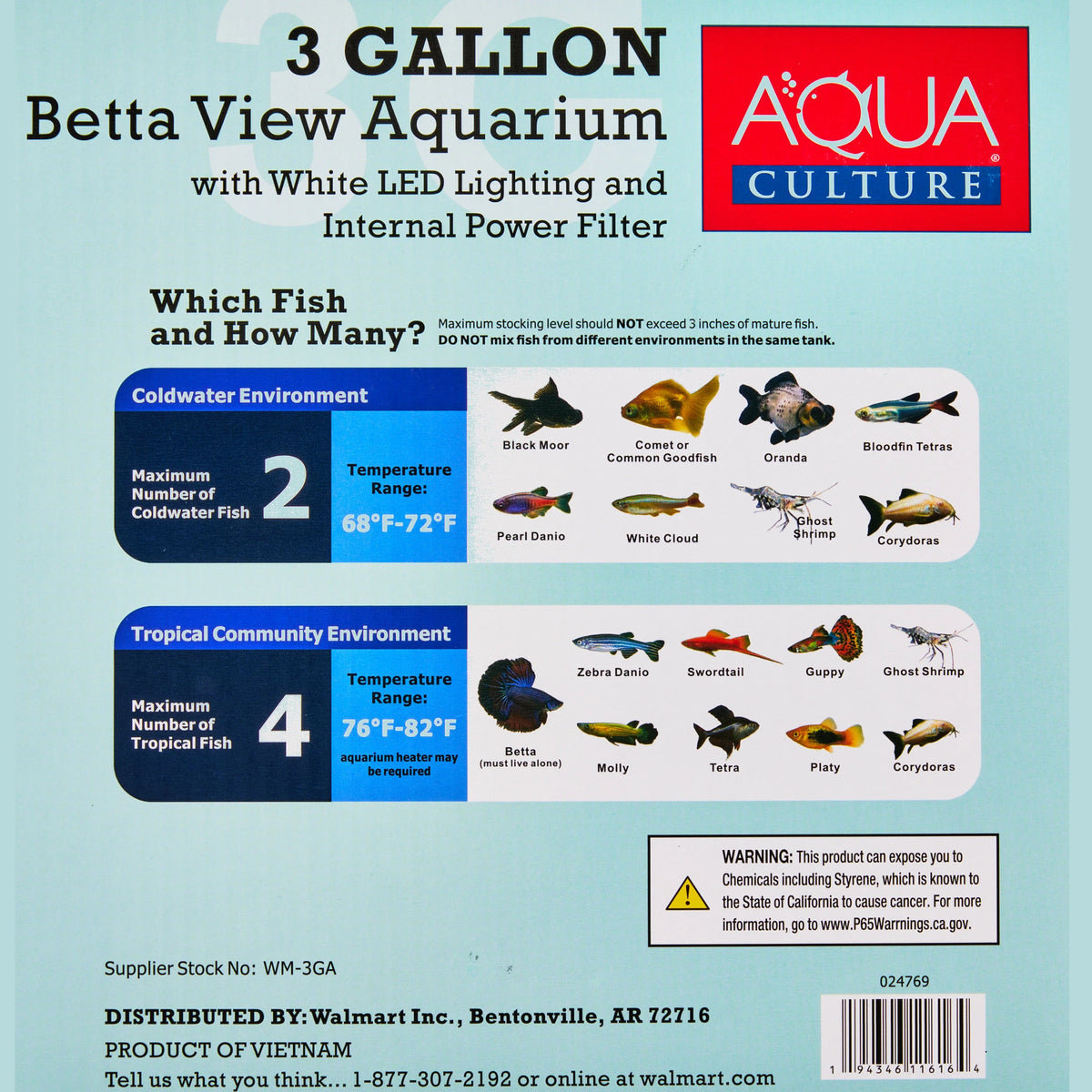 Plastic Aquarium E87214