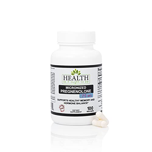 75mg Micronized Pregnenolone 100 Capsules J47908