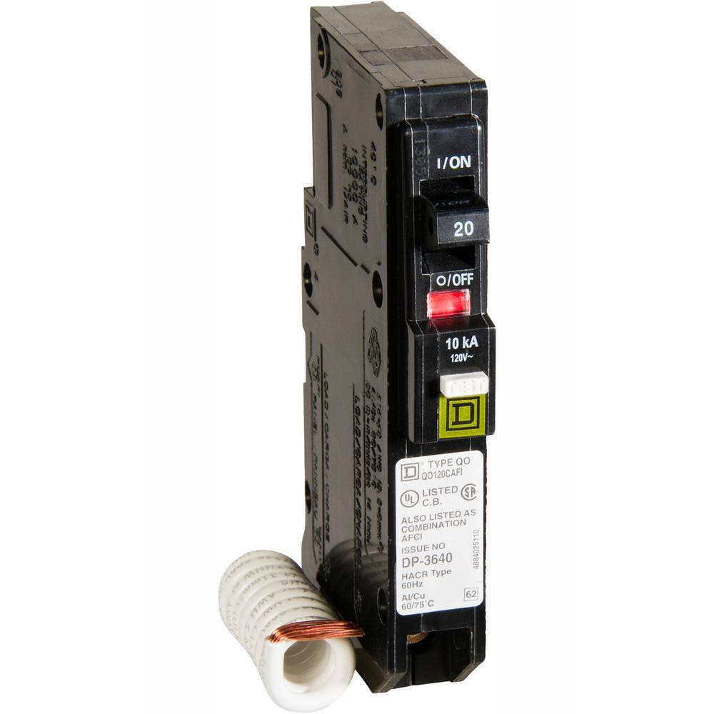 20 Amp Single-Pole Combination Arc Fault Circuit Breaker 12-Pack U190125