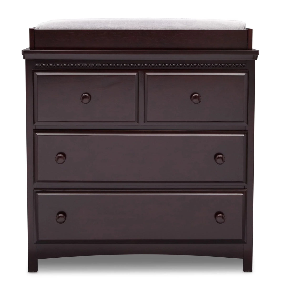 3 Drawer Dresser with Changing Top, Grey C3374