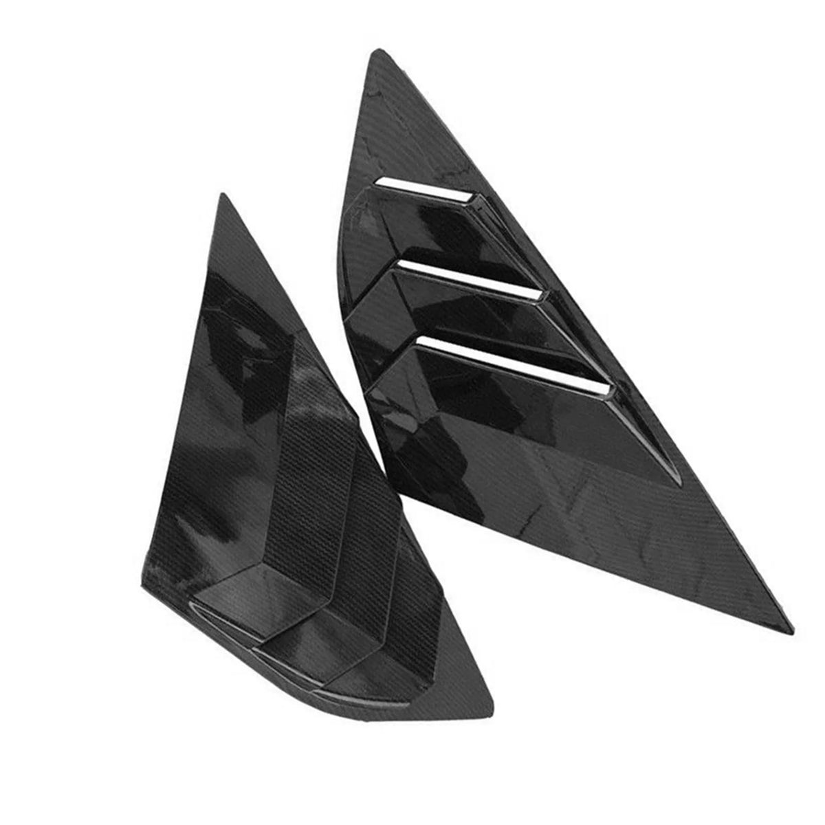 Rear Window Louvers Carbon Fiber Style K914387